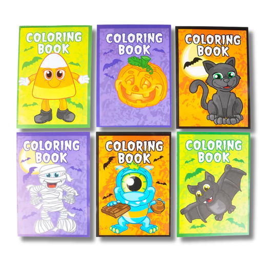 Halloween Themed Coloring Book For Kids - Assorted